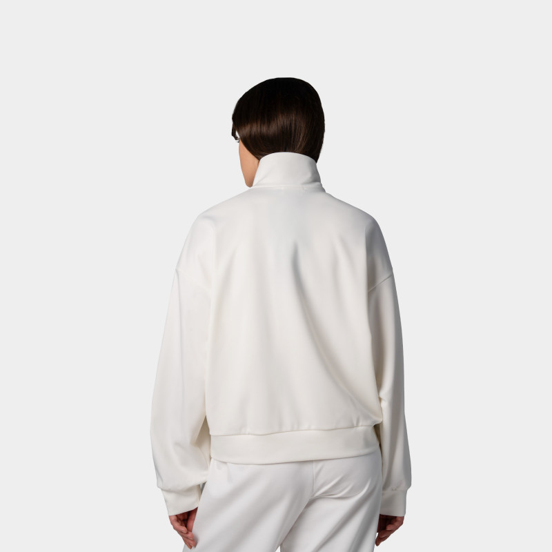 Women's sports blouse with front chain zip